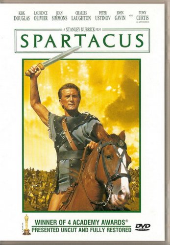 SPARTACUS Kirk Douglas Laurence Olivier Jean Simmons Tony Curtis R2 DVD