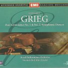 EDVARD GRIEG Peer Gynt suites No.1 & No.2 Symphonic Dances 12 tracks CD
