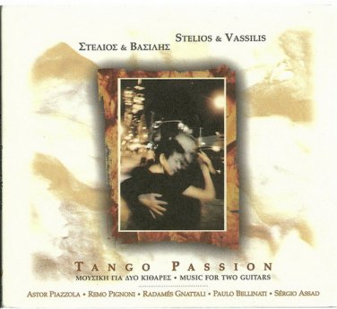 Stelios VASSILIS TANGO PASSION Piazzola Pignoni Gnattali booklet 12 tracks CD