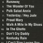 Elvis Presley ON STAGE 16 tracks CD