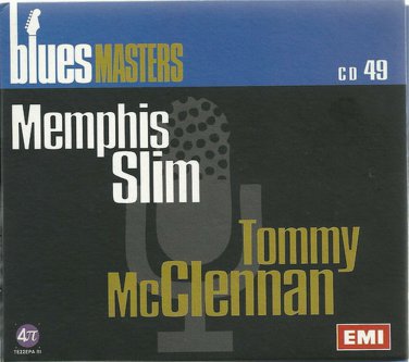 MEMPHIS SLIM Tommy McClennan Blues Masters cd49 20 tracks CD