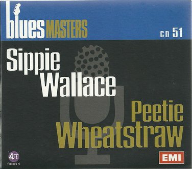 SIPPIE WALLACE Peetie Wheatstraw Blues Masters cd51 20 tracks CD
