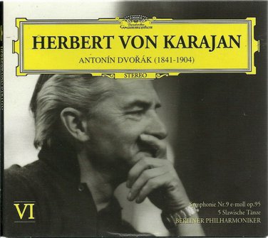 HERBERT VON KARAJAN ANTONIN DVORAK Symphonie Nr.9 Slawische Tanze 9 tracks CD