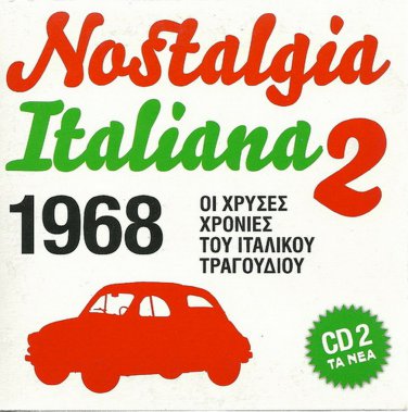 NOSTALGIA ITALIANA 1968 cd2 PRAVO MORANDI BATTISTI SOLO MILVA 19 tracks CD