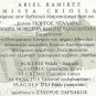 Stavros Xarchakos ARIEL RAMIREZ MISSA CRIOLLA Dalaras 5 tracks Greek CD