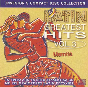 Mamita LATIN GREATEST HITS VOL.3 10 tracks CD