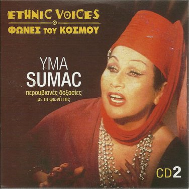 YMA SUMAC Peru ETHNIC VOICES cd2 Moises Vivanco Billy May 18 tracks CD