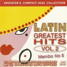 Mambo No 5 LATIN GREATEST HITS VOL.2  10 tracks CD