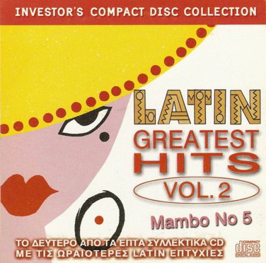 Mambo No 5 LATIN GREATEST HITS VOL.2  10 tracks CD