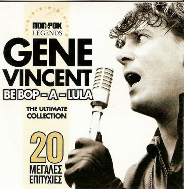 GENE VINCENT BE-BOP-A-LULA the ultimate collection 20 tracks CD