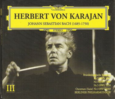 HERBERT VON KARAJAN JOHANN SEBASTIAN BACH 14 tracks SEALED CD