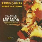 CARMEN MIRANDA Ethnic voices BRAZIL cd5 Paiva Dubin Gordon Barroso 18 tracks CD