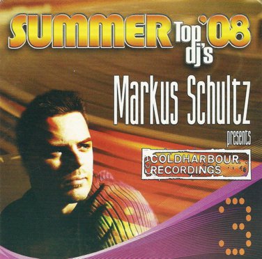 Markus Schulz presents Coldharbour Recordings SUMMER '08 TOP DJ'S 9 tracks CD