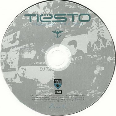 TIESTO MAGIKAL JOURNEY promo cd2 collection 17 tracks CD
