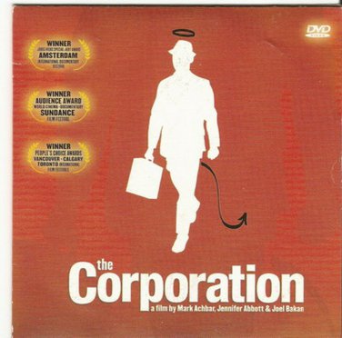THE CORPORATION Mark Achbar Jennifer Abbott Michael Moore Noam Chomsky R2 DVD