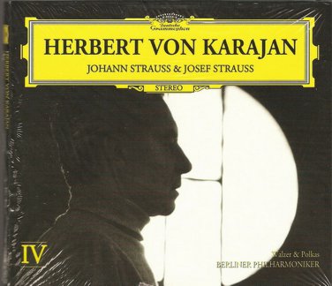 HERBERT VON KARAJAN JOHANN STRAUSS & JOSEF STRAUSS 11 tracks SEALED CD