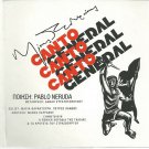 Mikis Theodorakis CANTO GENERAL pablo neruda booklet 8 tracks Greek CD