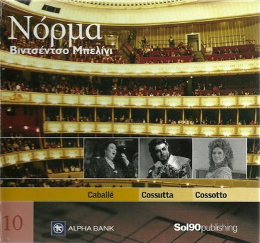 NORMA Caballe Cossutta Cossotto VINCENZO BELLINI 16 tracks CD