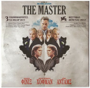 THE MASTER Philip Seymour Hoffman Joaquin Phoenix Amy Adams (2012) R2 DVD