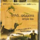 SIMPLE LIES Eric Balfour Lauren German Colin Hanks Danny Pino R2 DVD SEALED RARE