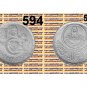 1986 Egypt Silver Coins " Golden  Jubilee of the Ministry of Health " UNC , 5 P