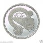1987 Egypt U Cameo Silver coin "First African Subway-Cairo Subway" ,5P,#KM620