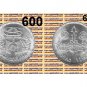 Year 1985 Egypt Silver Coins " Commerce Day " UNC , Five Pounds ,#KM600