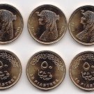 Coins Metal-Munzen-Monedas LOT x10 Egypt QUEEN CLEOPATRA Y2008 Coins UNC