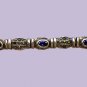 Real Emerald, Ruby, Sapphire, Agate and Turquoise, 925 Silver Decorated Bracelet
