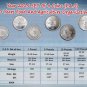 2015 Egypt Egipto Ägypten silver coins "FAO "set of 4"Ungraded, in Beautiful box