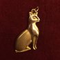 Egyptian Hall Marked 18 Karat Gold pendant, Egypt Pharao's Statue , Bastet