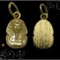 Egyptian Hall Marked 18 Karat Solid Gold pendant, King Tut Bust