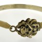 Hall marked Egyptian Pharaoh Silver Bracelet, 0.800, Scarab with Sapphire