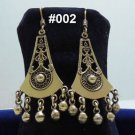 Hand Made Egyptian Ägypten Bedouin Siwa costume Jewelry Earrings , Brass Ethnic