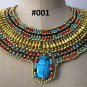 Egyptian Queen Cleopatra style Pharaoh's Necklace Collar Handmade Fast shipping