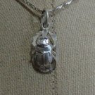Hallmark Egyptian, Pharaonic, Authentic Silver Pendant , } Colored Scarabs