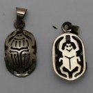 Hallmark Egyptian مصر Egipto Египет Ägypten Pharaoh Silver Pendant,800,Scarab