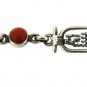 Hallmark Egyptian Pharaoh Silver Bracelet, Cartouche with Lapis,and Turquoise
