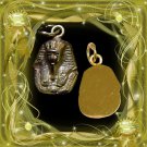 Egypt HallMark 18 Karat Gold pendant, Fascinating Pharao's Kings, King Tut Bust