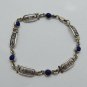 Hallmark Egyptian Egipto &ETH;�&ETH;&sup3;&ETH;&cedil;&ETH;&iquest;&ETH;&micro;&Ntilde;� Pharaoh Silver Bracelet, Cartouche with Lapis