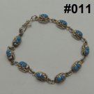 Hallmark Egyptian Egipto Египет Pharaoh Silver Bracelet,Scarab with Turquoise