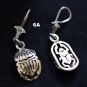 Hallmark مصر Egyptian Pharaoh,Authentic Silver Earrings Eye Horus,Scarab,Variety