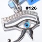 Hallmark Egyptian, Pharaonic, Authentic Silver Pendant, Eye of Horus, Variety