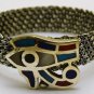 Hallmark Egypt &Atilde;�gypten Pharaoh Silver Cuff Bracelet Eye of Horus