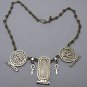 Customize your name on Hallmark Egyptian Pharaoh Silver Elegant Necklace Collar