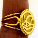 CUSTOMIZE Your Own Eye of Horus Fascinating 18 Karat Gold ethinic Egyptian Ring