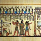 Egyptian Papyrus HandMade Painting,size 90x185cm (36"x74") Judgement Day#244