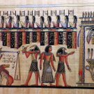 Egyptian Papyrus  HandMade Painting,size 20x60cm (8"x24") Judgement Day US#244