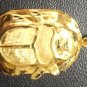 Egyptian Hallmark 18 Karat Gold Fascinating pendant Pharao's LUCK Scarab 6.90 Gr