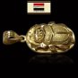 Egyptian Hallmark 18 Karat Gold Fascinating pendant Egypt Scarab Beetle 2.18Gram